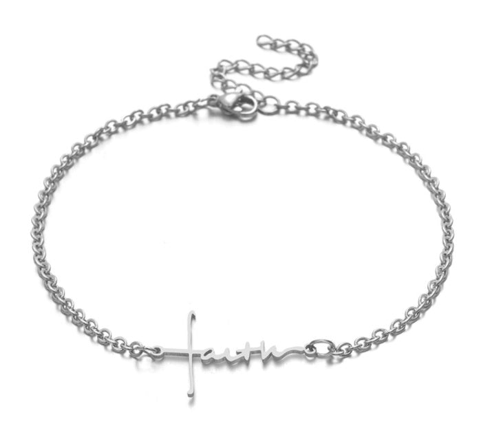 Faith Stainless Steel Bracelet