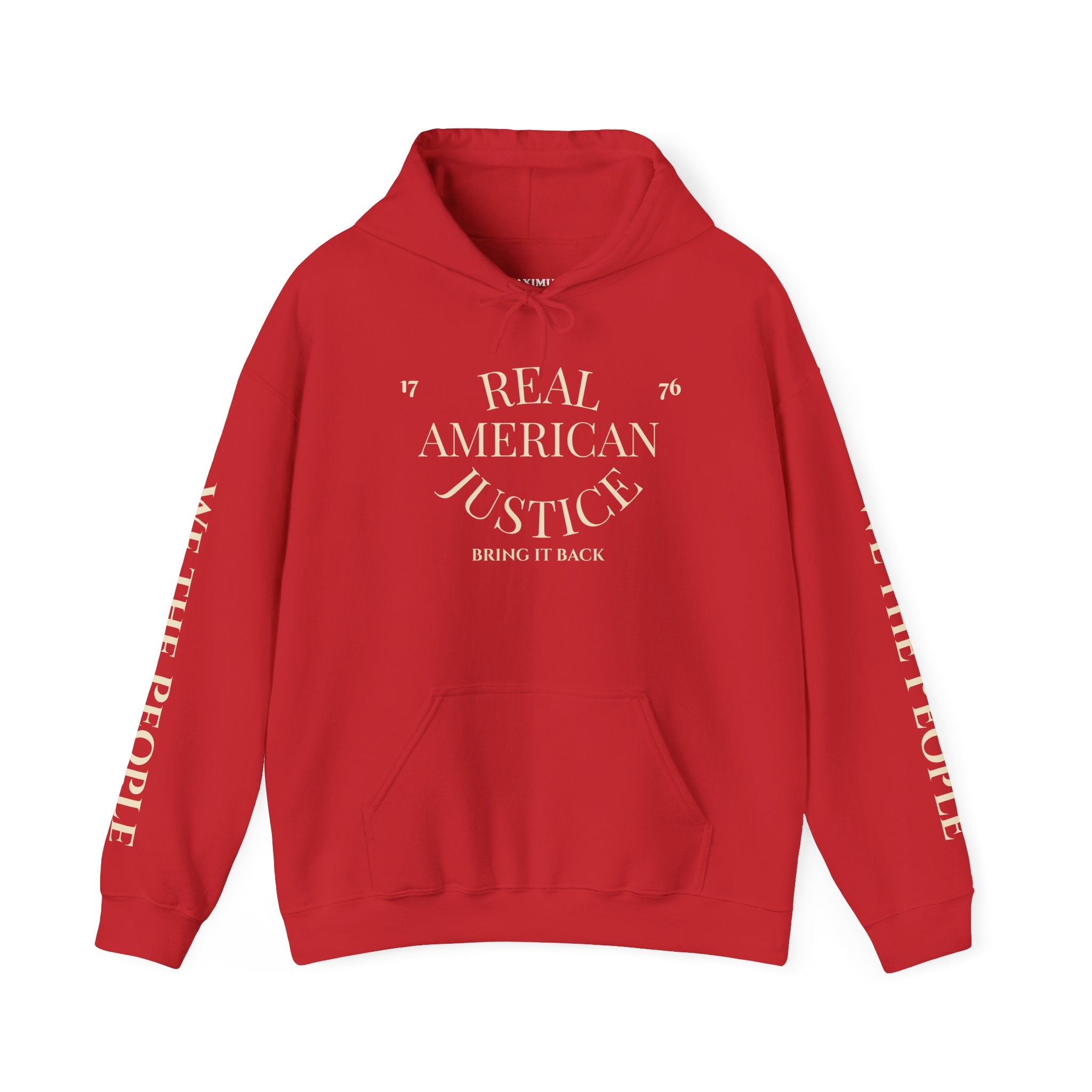 Real American Justice 1776 Hooded Sweatshirt