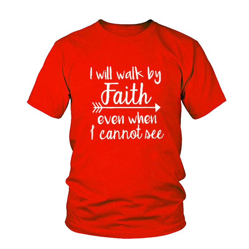 I Will Walk By Faith Graphic Tee