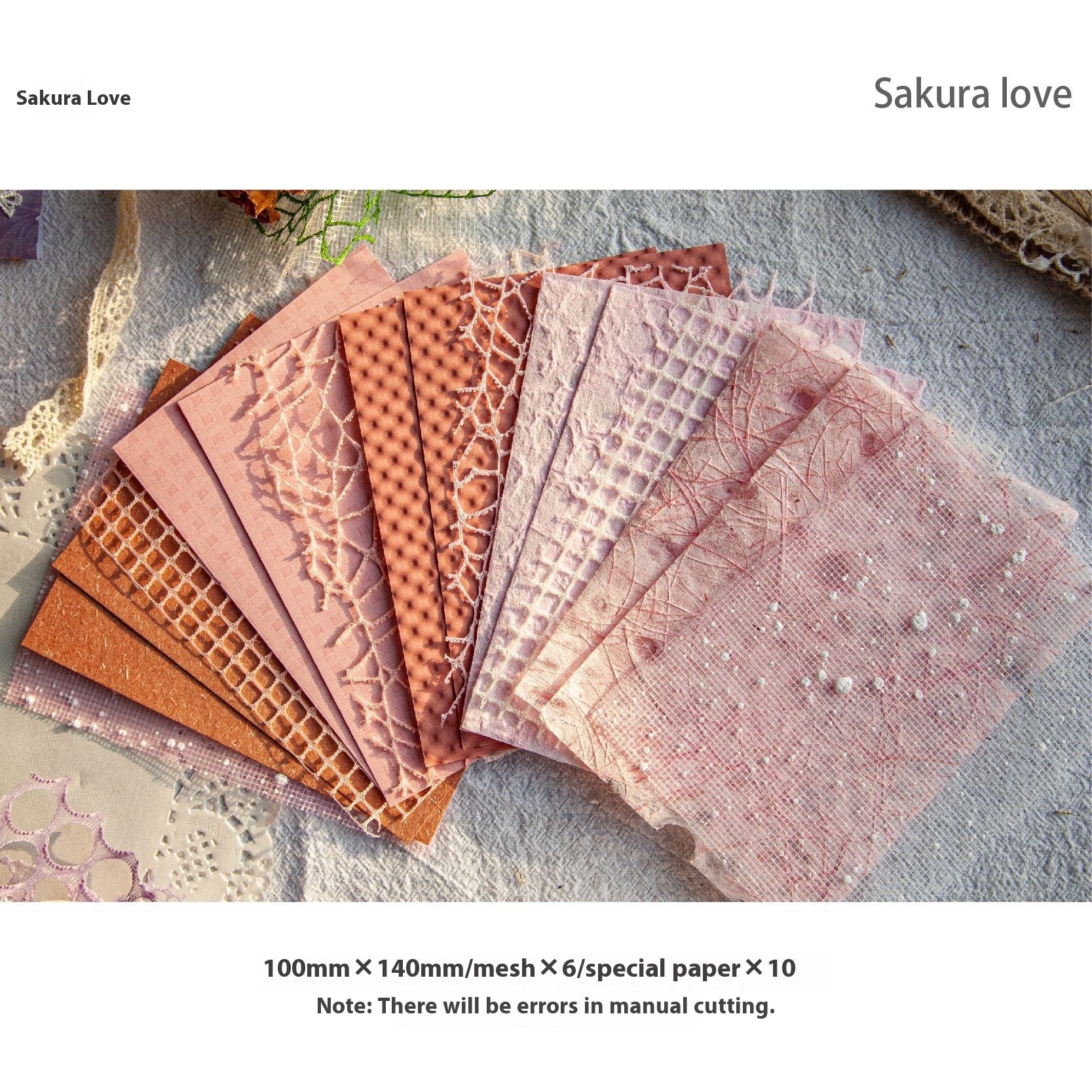 Romantic Hollow Mesh Journal Decorative Stickers