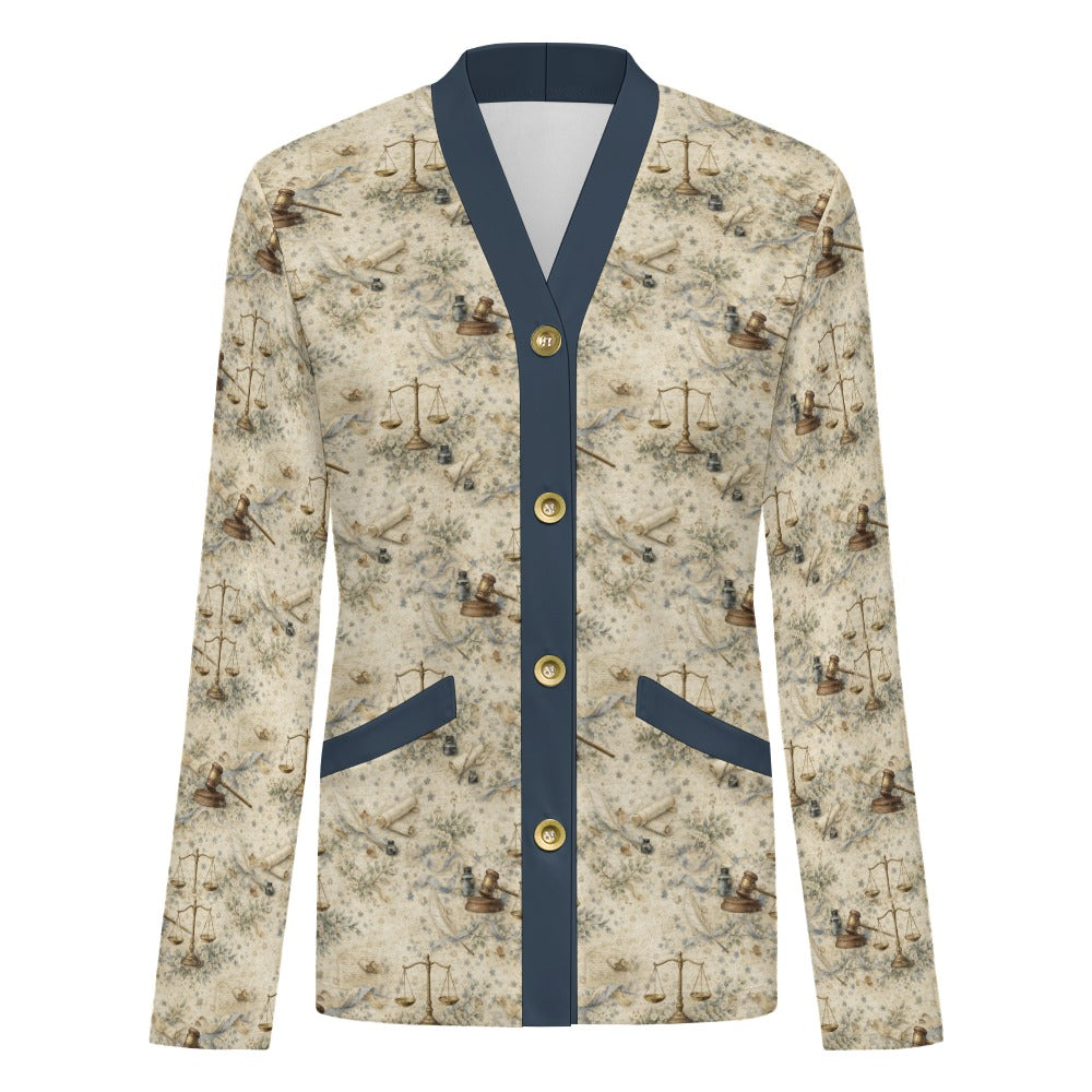 The Balanced Justice Cardigan – Advocacy Collection