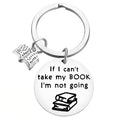 Book Lover Laser Engraved Keychain