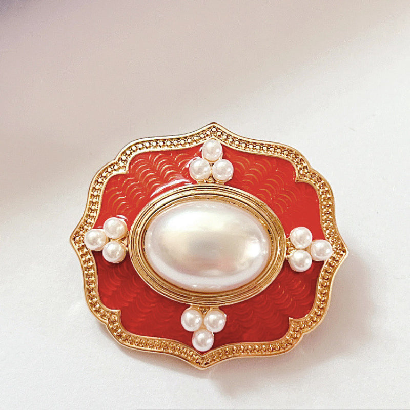 Baroque Royal Crown Brooch