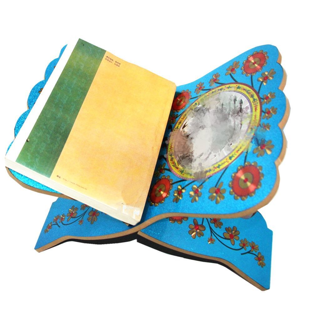 Decorative Reading Bookshelf Organizer | Wooden Book Lover Home Decor | 5 Colors 2 Sizes