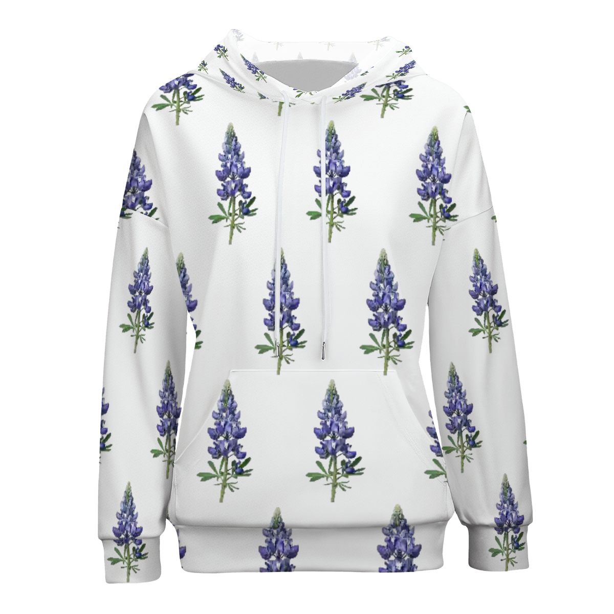Texas Bluebonnet Garden Hoodie