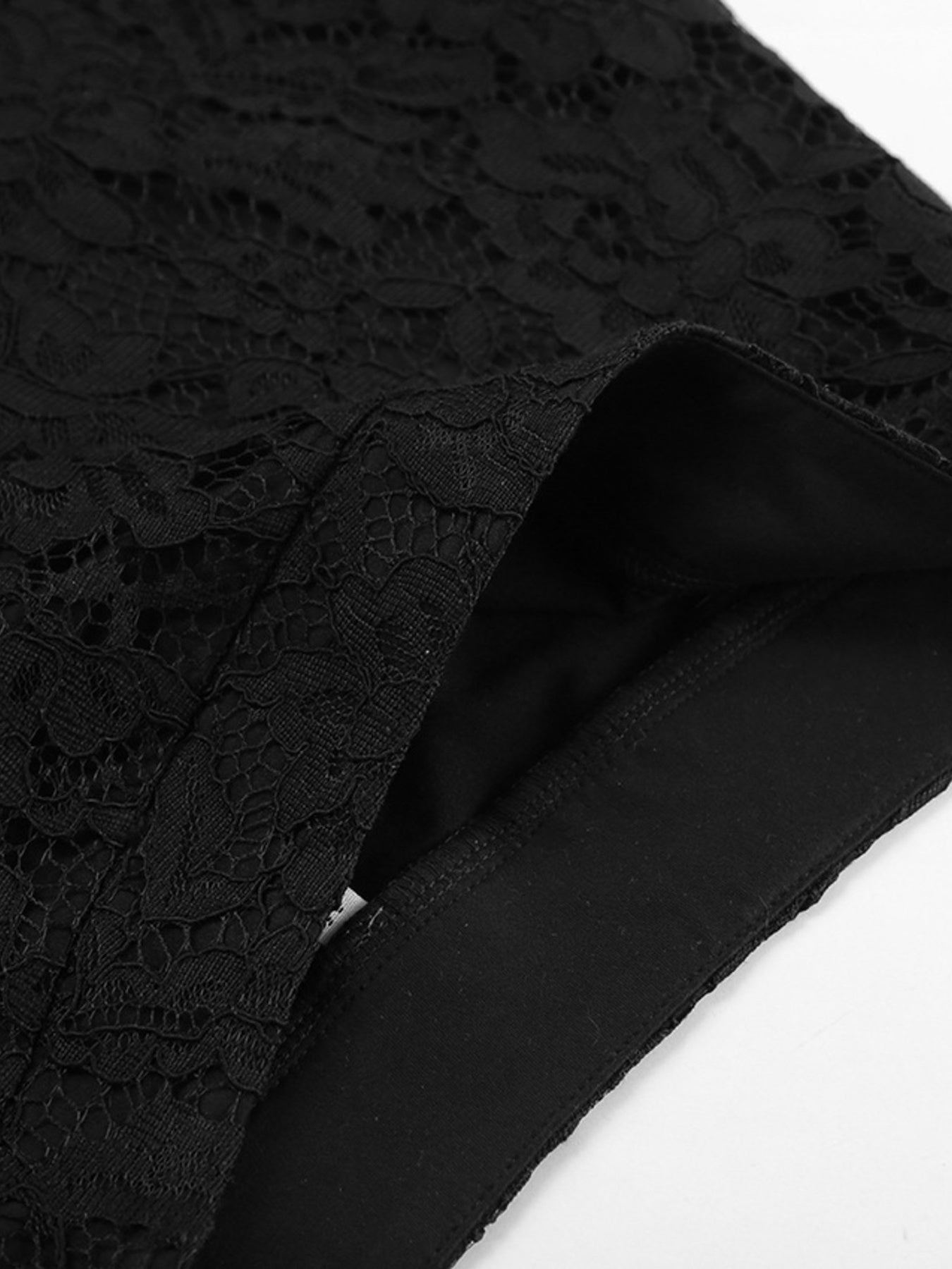 Black lace maxi skirt – women's romantic flowing skirt by Maximus Grace