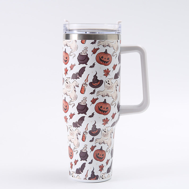 Southern Grace 40oz Large Tumbler with Handle | 1200ml Ice Coffee Cup