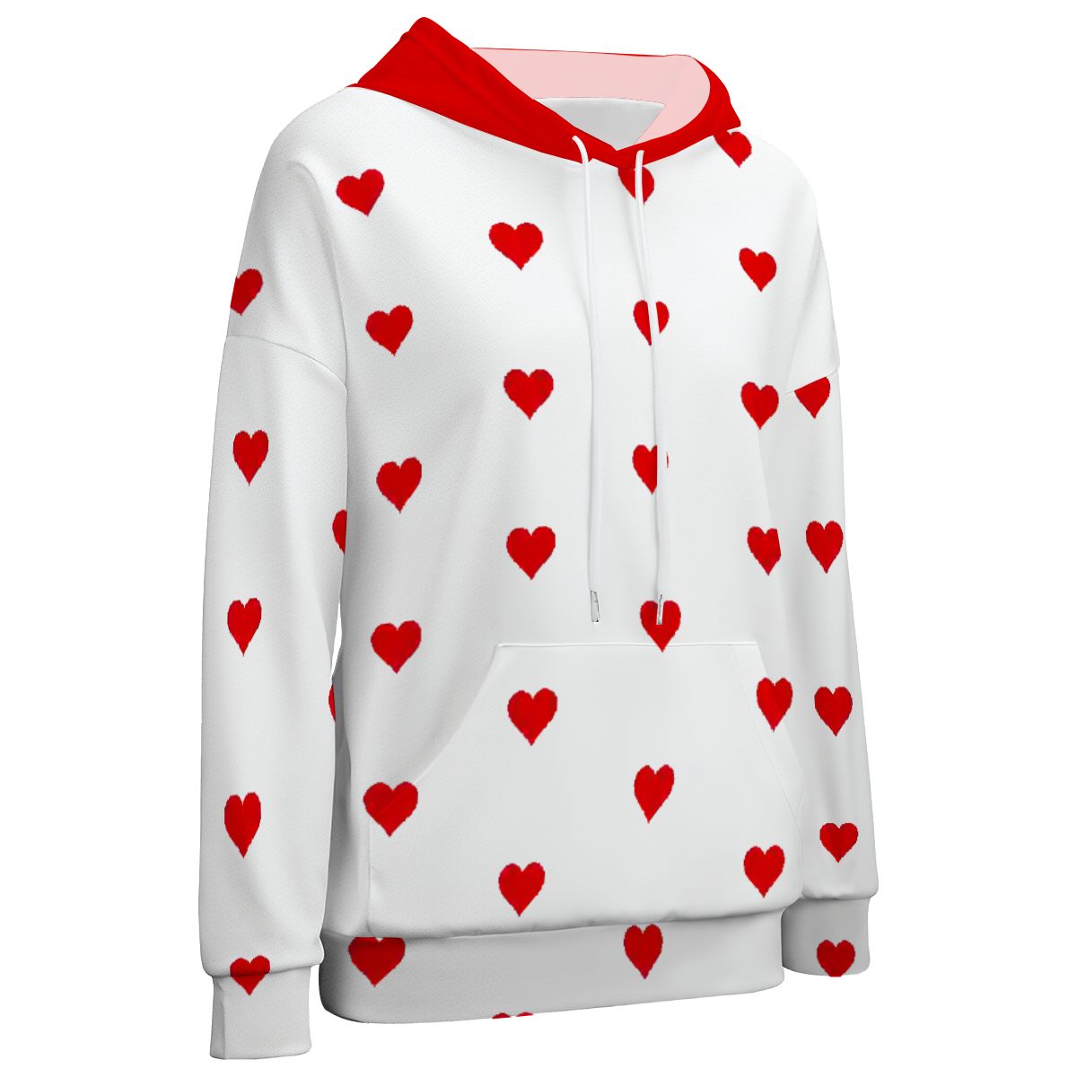 Love You More Heart Hoodie