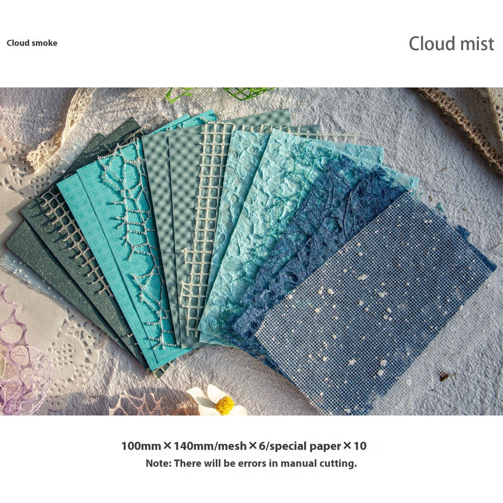 Romantic Hollow Mesh Journal Decorative Stickers
