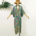 Southern Grace V-Neck Beach Vacation Maxi Skirt | Flowy Women's Cover-Up