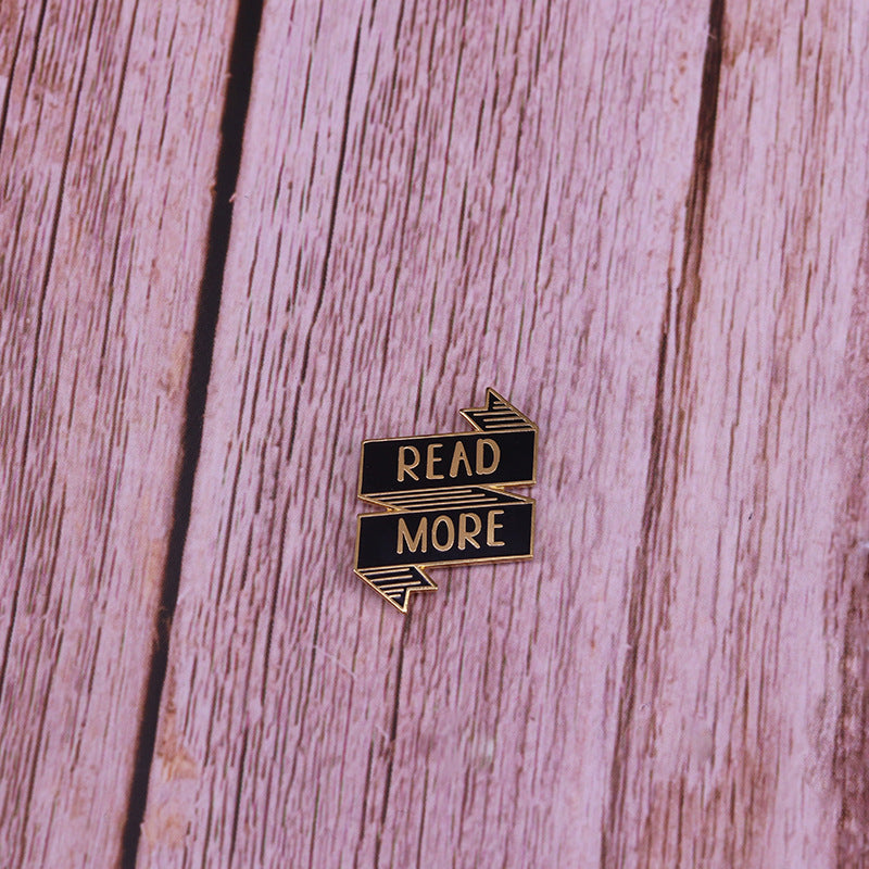 Read More Books Literary Brooch