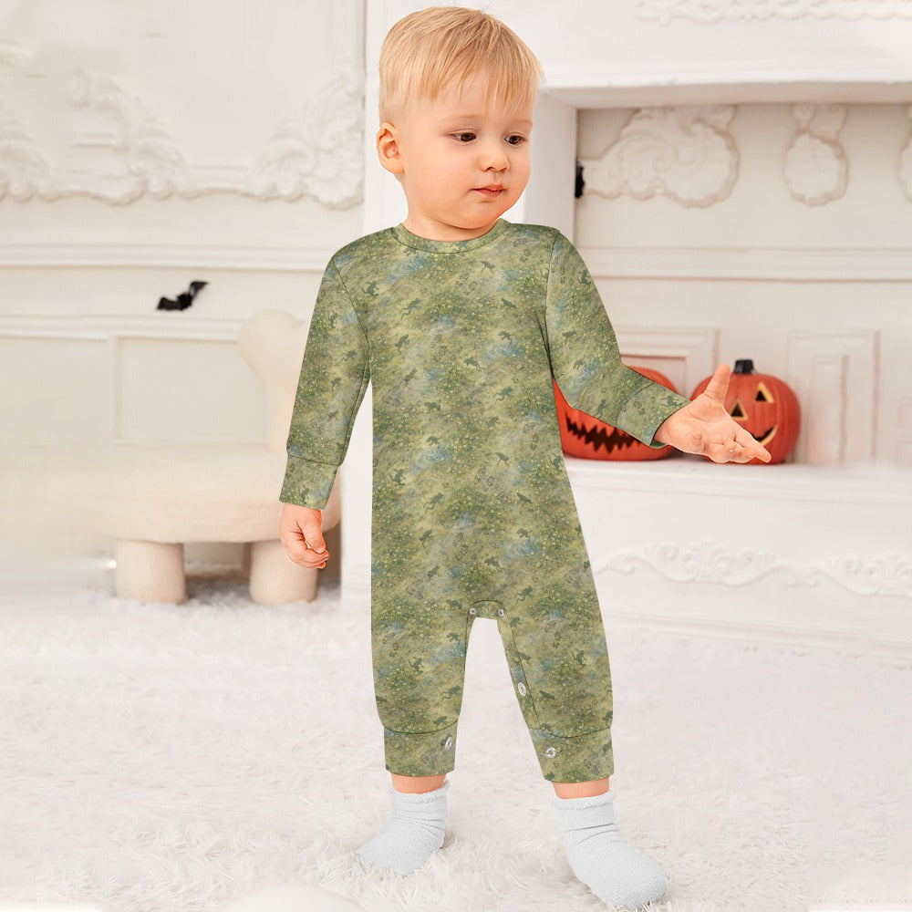 Squished Frogs Baby Romper – Soft Custom Print One-Piece