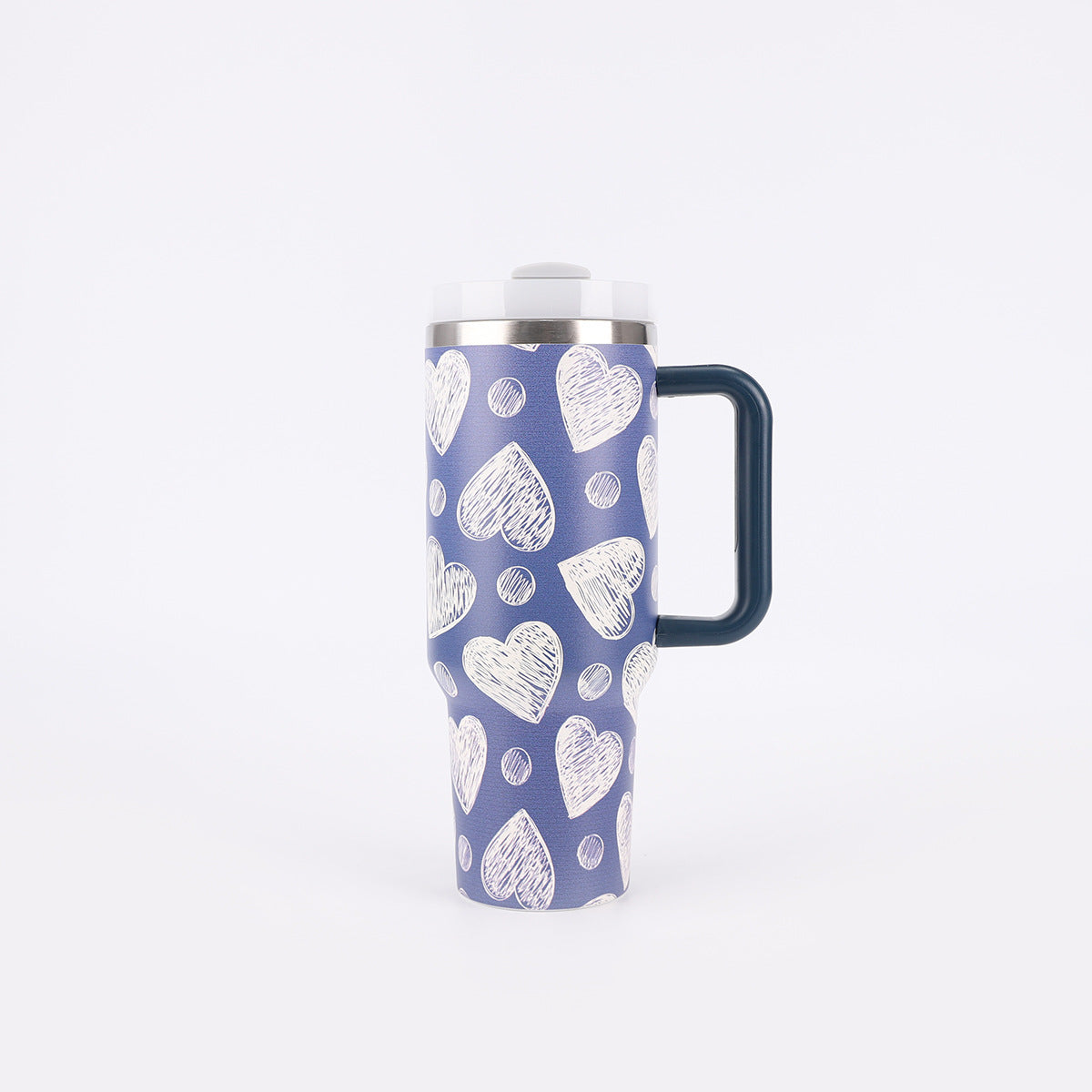 Southern Grace 40oz Large Tumbler with Handle | 1200ml Ice Coffee Cup