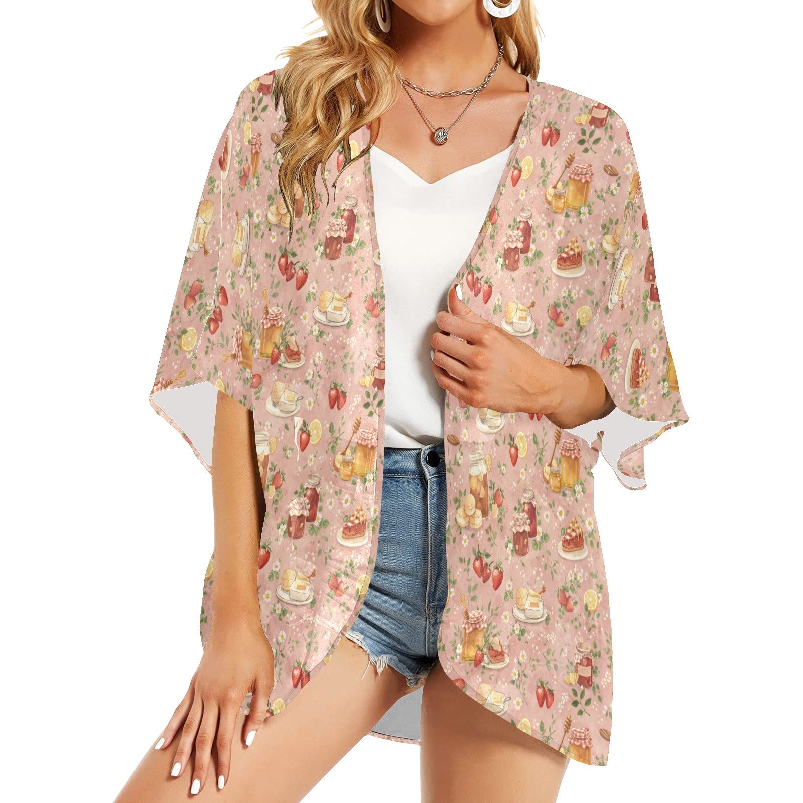 G.R.I.T.S. Front Porch Picnic Kimono – Chiffon Layering Piece