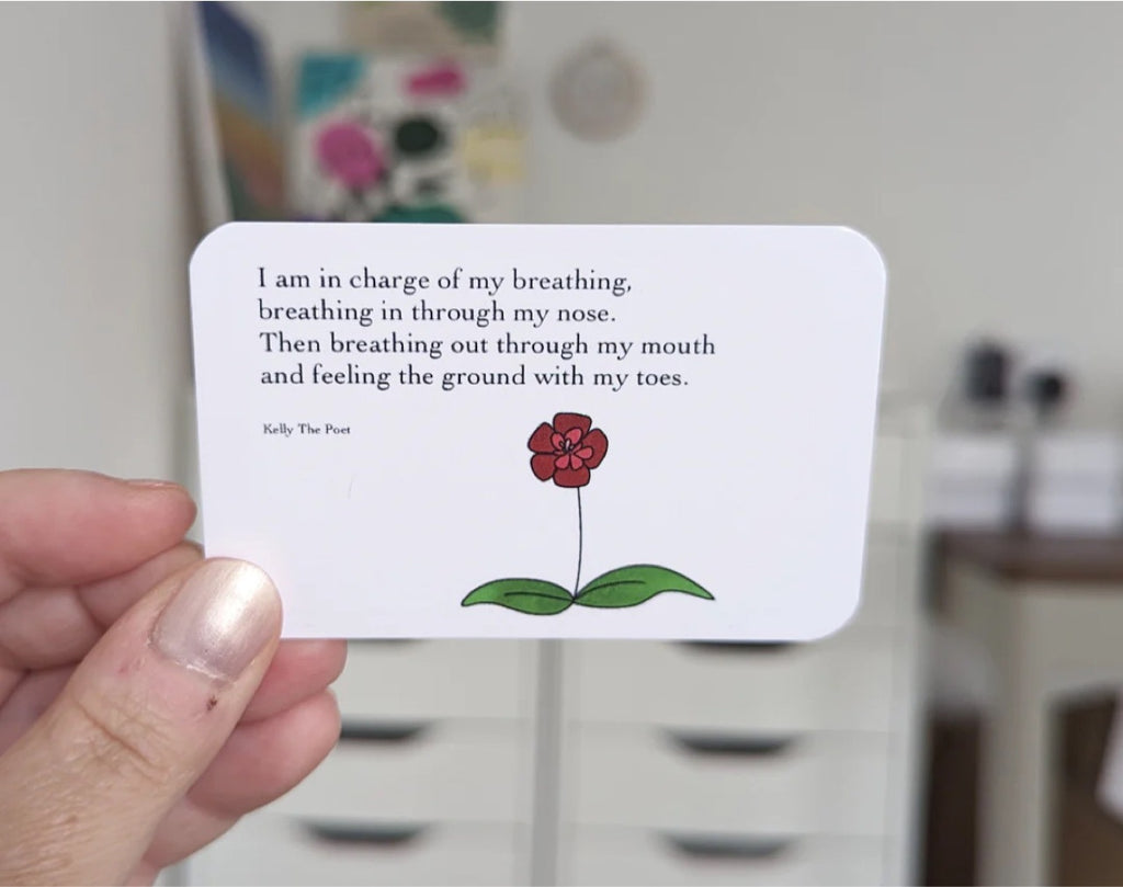Pocket Poem Healing Cards for Anxiety Relief – 10 Cards of Truth, Hope & Grace