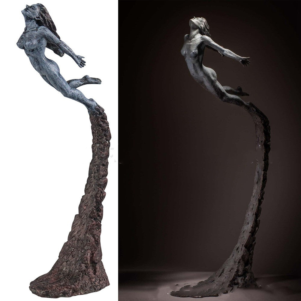 Leap of Faith Resin Sculpture