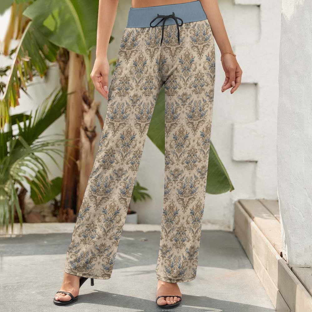 Longhorn Damask Wide Leg Pants – G.R.I.T.S. Collection