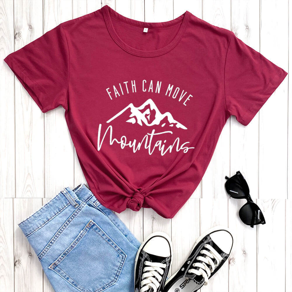 Faith Can Move Mountains Graphic Tee