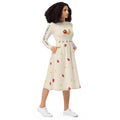Apples and bananas teacher dress with pockets by Maximus Grace