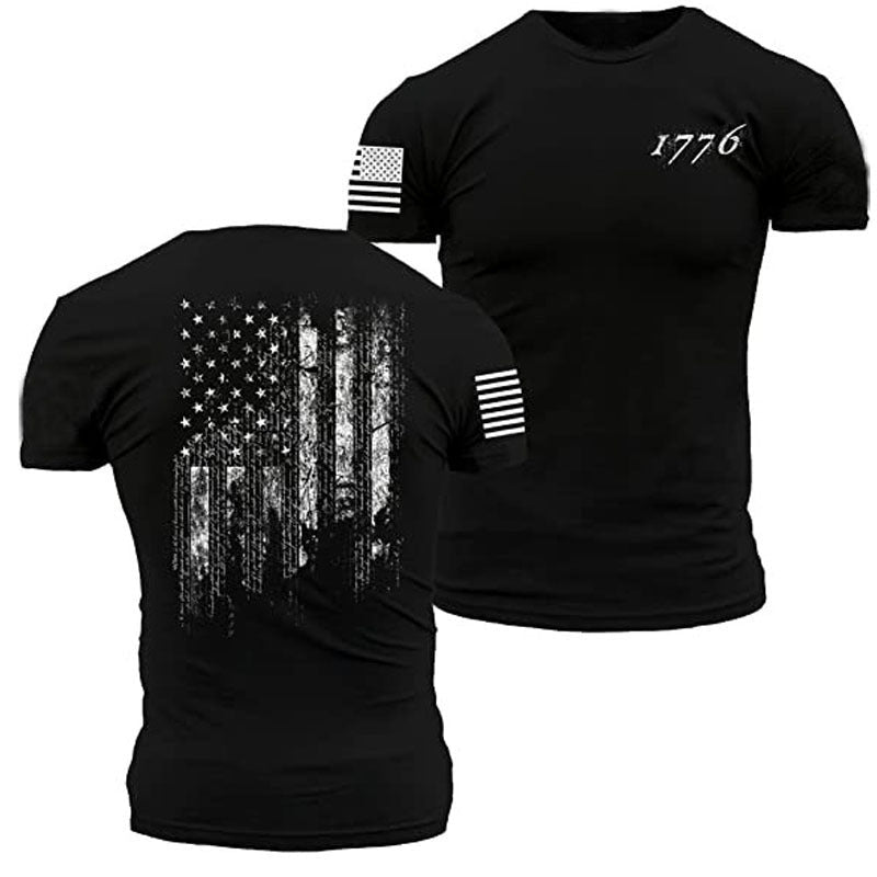 American Pride 1776 Patriotic Graphic Tee | Unisex Statement T-Shirt - Maximus Grace