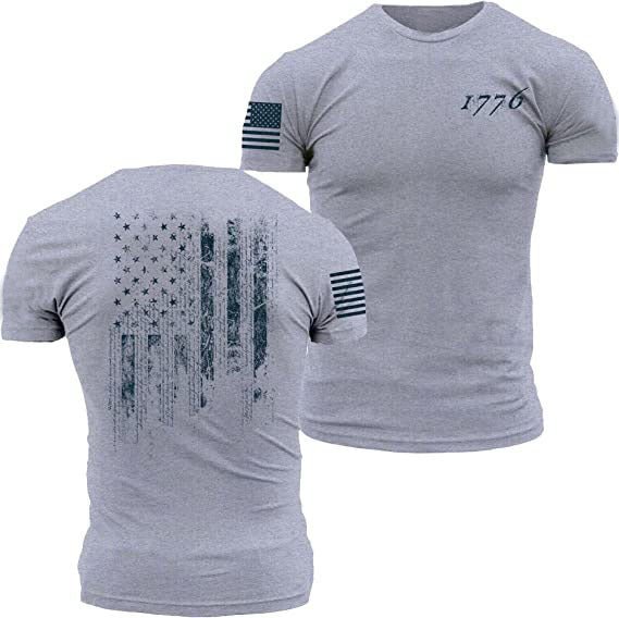 American Pride 1776 Patriotic Graphic Tee | Unisex Statement T-Shirt - Maximus Grace