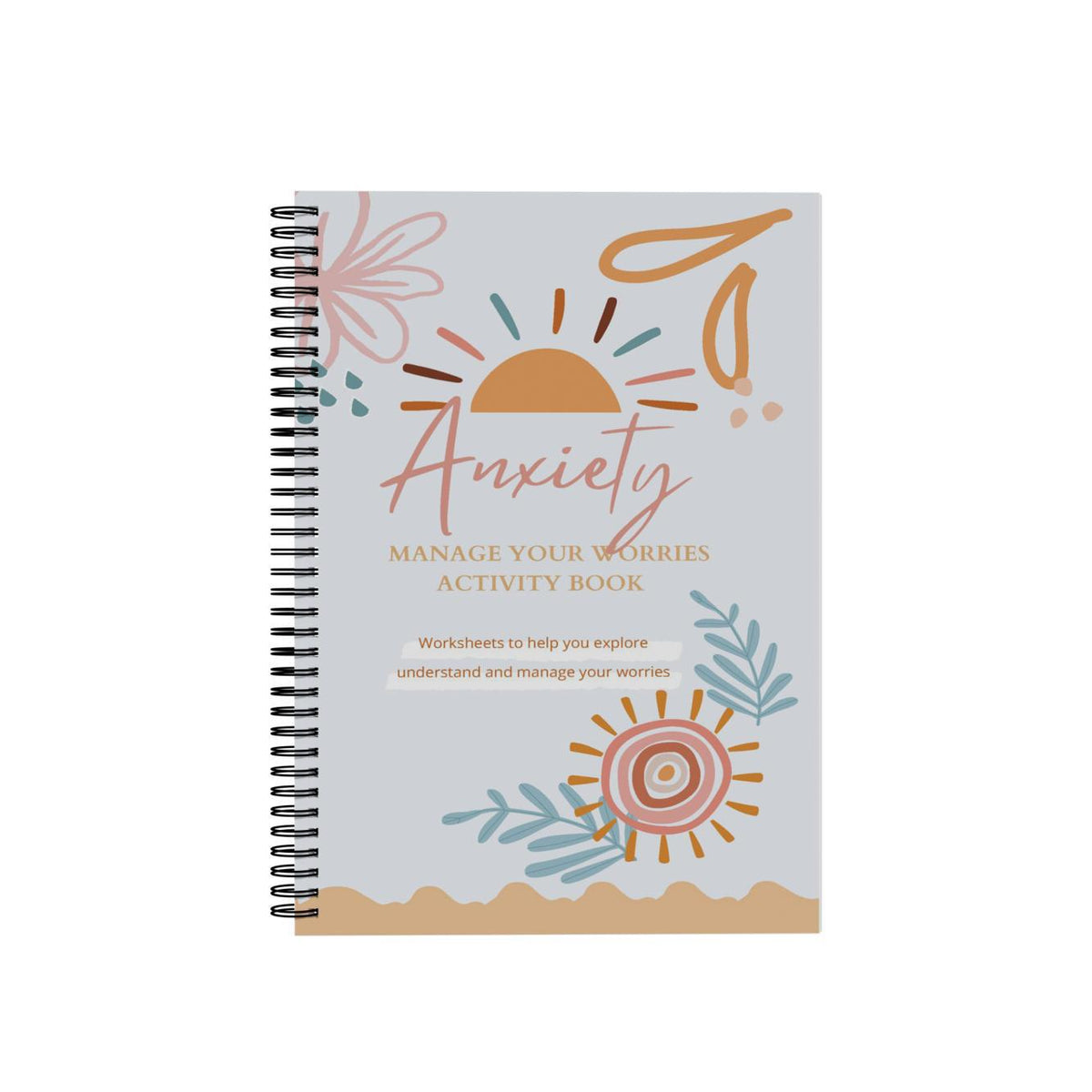 Anxiety Notebook & Log Journal | May Mental Health Awareness | 30x45cm Healing Truth - Maximus Grace