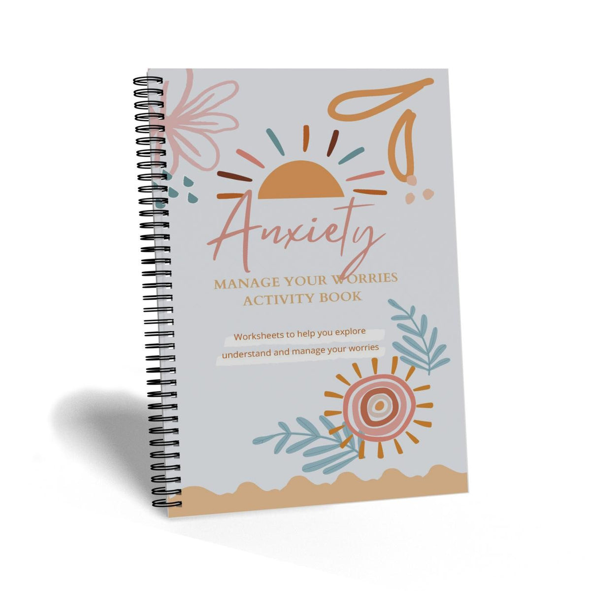 Anxiety Notebook & Log Journal | May Mental Health Awareness | 30x45cm Healing Truth - Maximus Grace