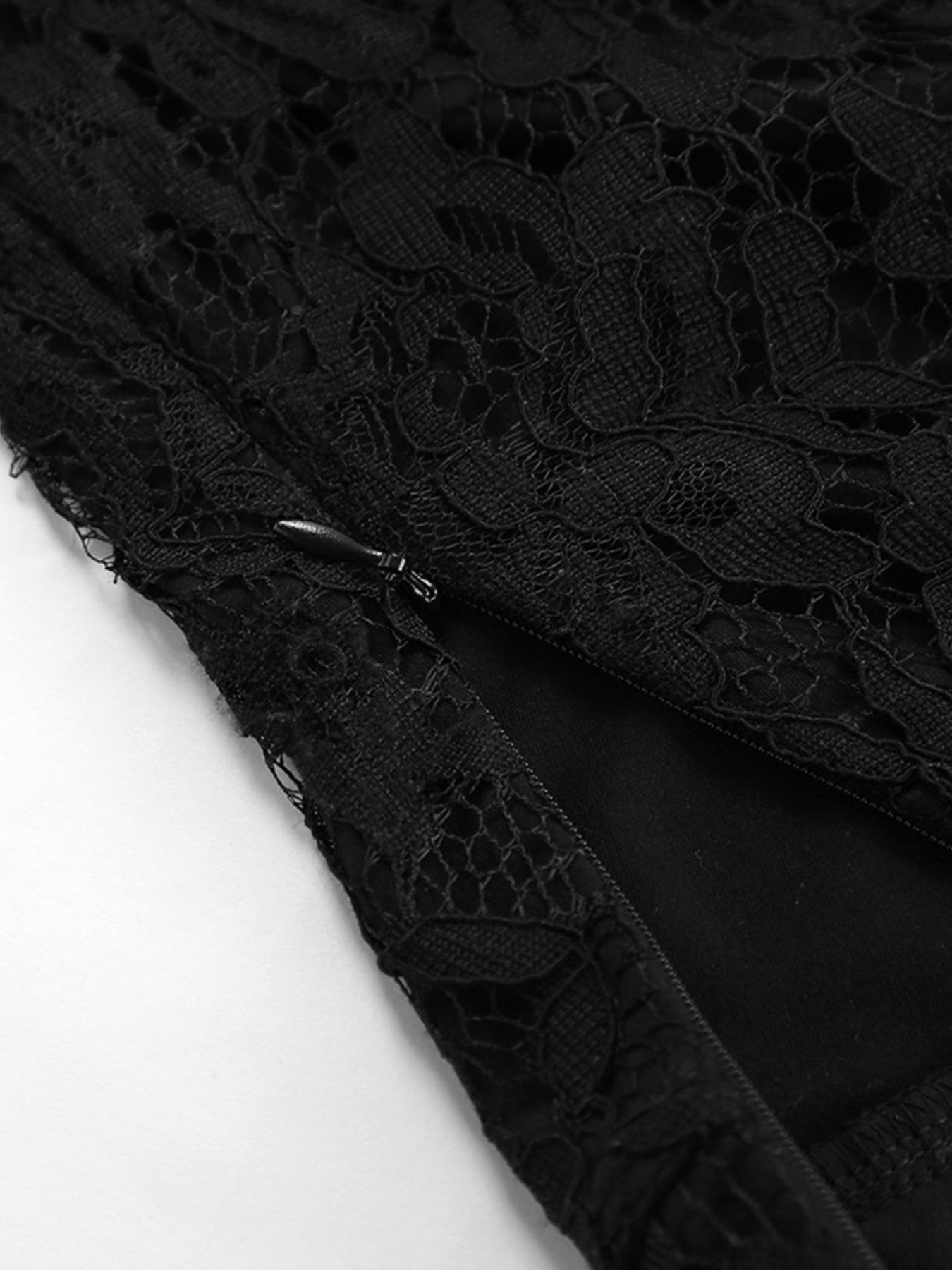 Black lace maxi skirt – women's romantic flowing skirt by Maximus Grace