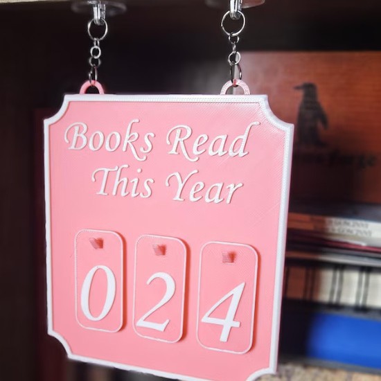 Silicone Reading Progress Counter