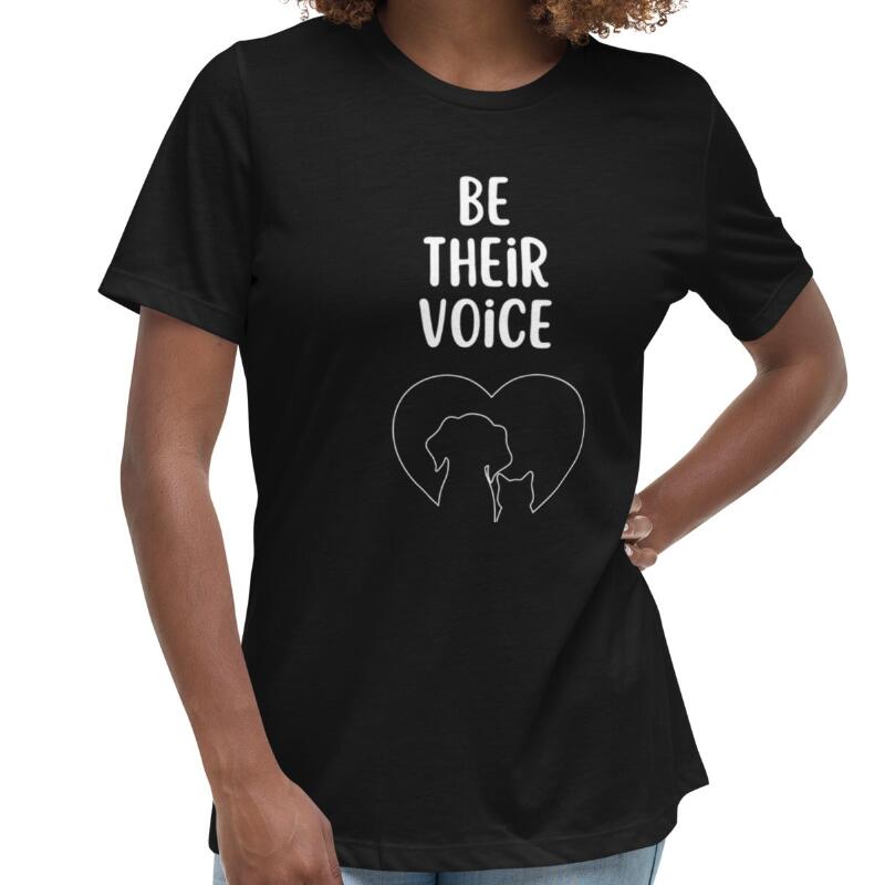 Be Their Voice Advocacy Graphic Tee | Women's Statement T-Shirt - Maximus Grace