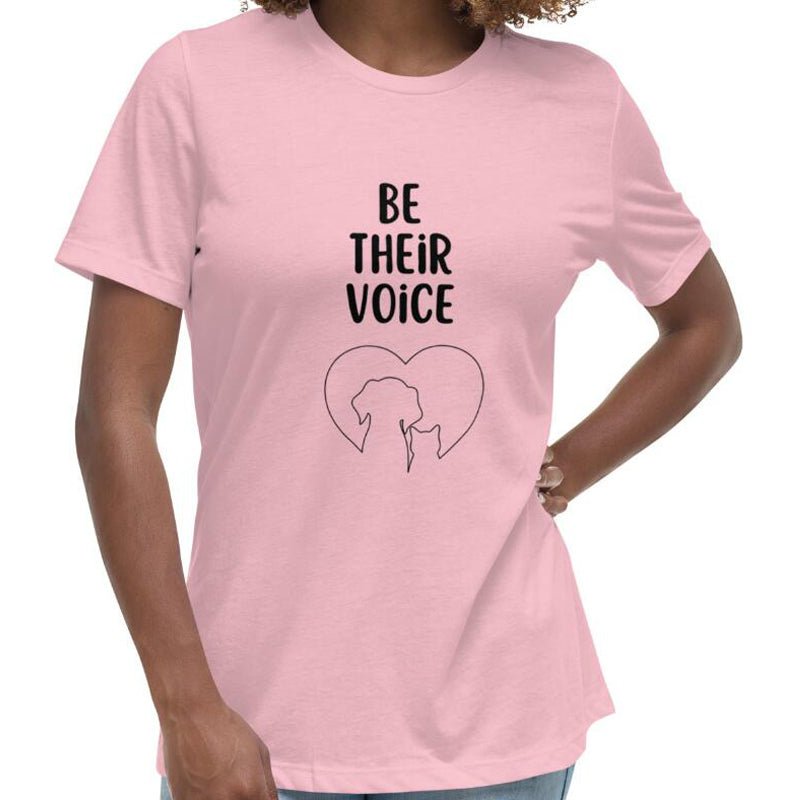 Be Their Voice Advocacy Graphic Tee | Women's Statement T-Shirt - Maximus Grace