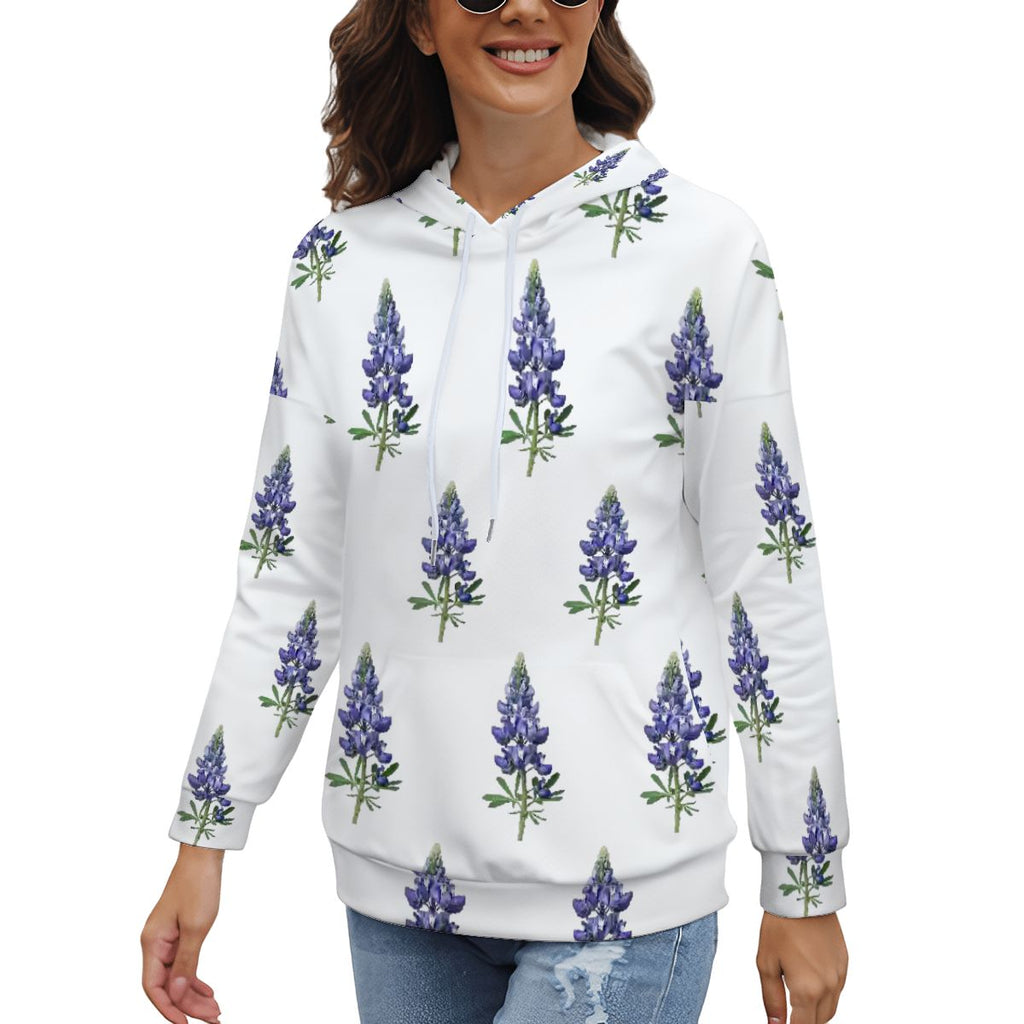 Texas Bluebonnet Garden Hoodie