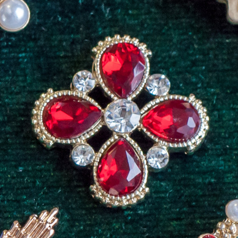 Baroque Royal Crown Brooch