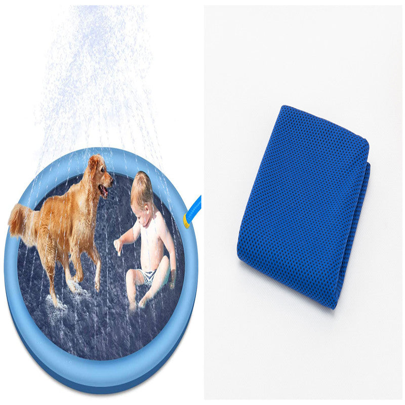 Kids Non-Slip Splash Pad & Spray Pool