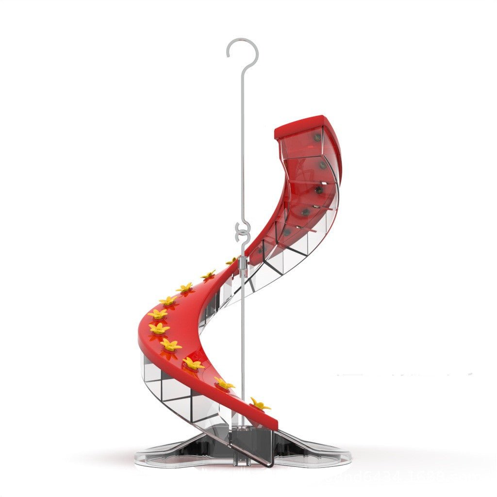 Climbing Ladder Spiral Hummingbird Feeder | May Birth Month Bird Feeder | Unilateral & Bilateral - Maximus Grace