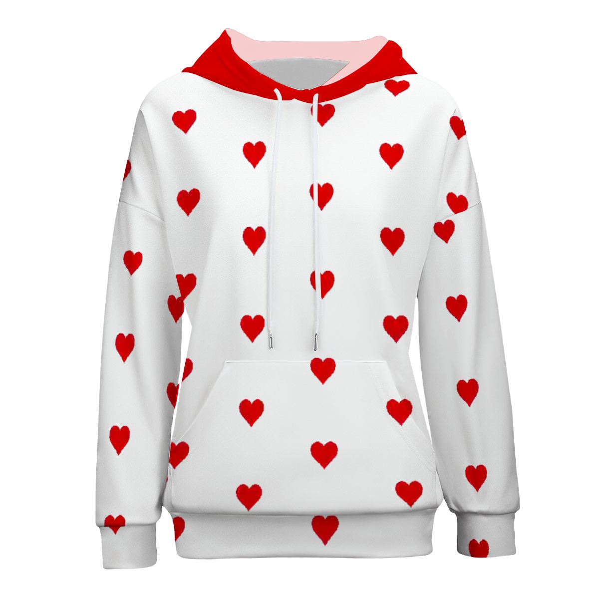 Love You More Heart Hoodie