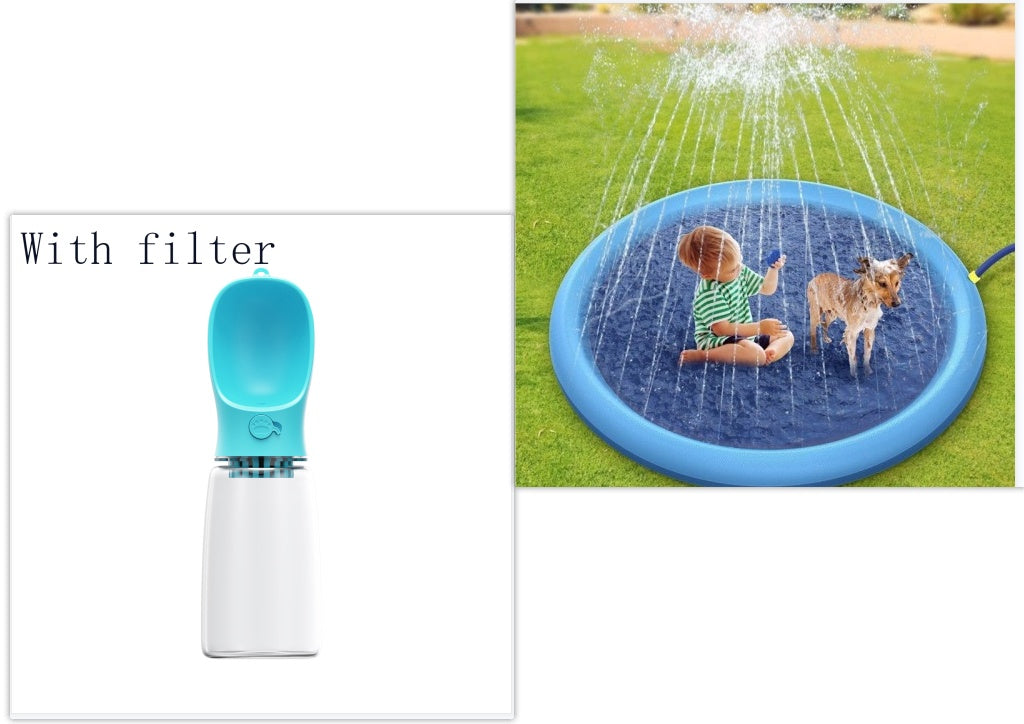 Kids Non-Slip Splash Pad & Spray Pool