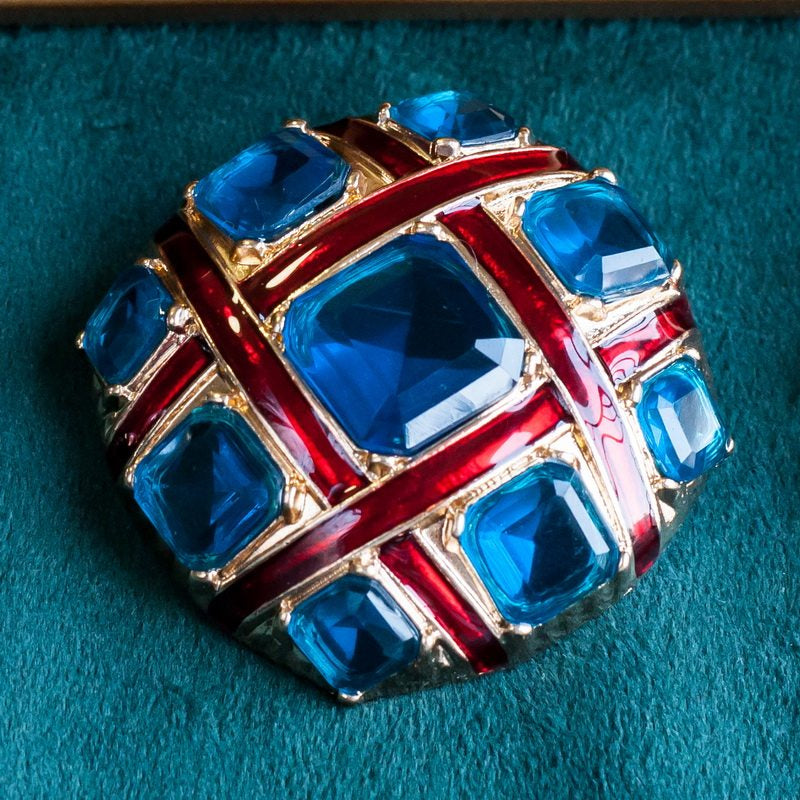Baroque Royal Crown Brooch