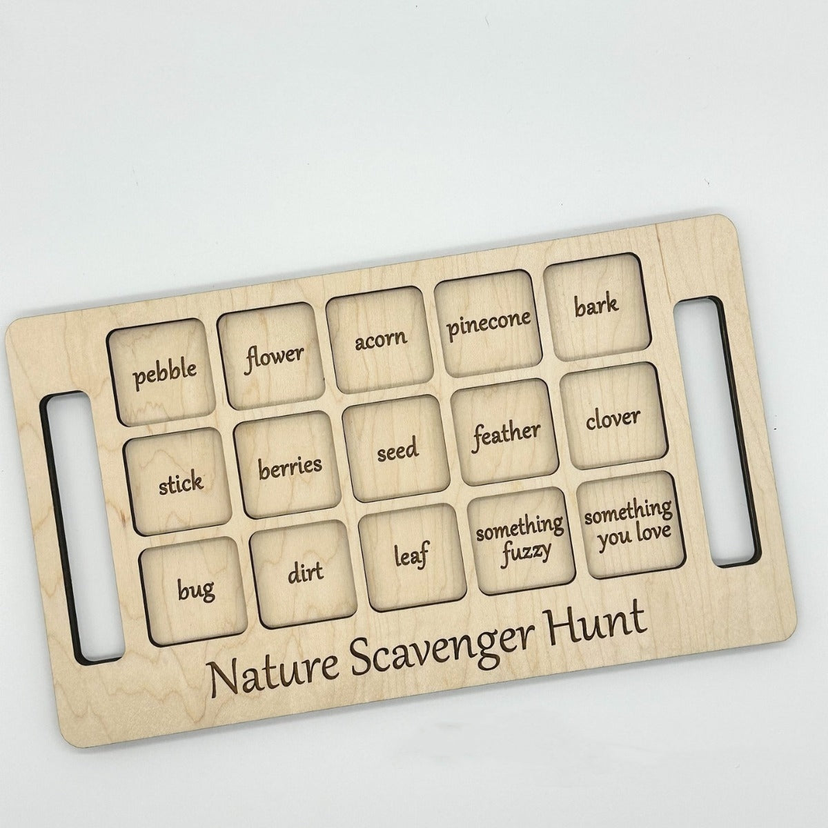 Kids wooden nature explorer board by Maximus Grace