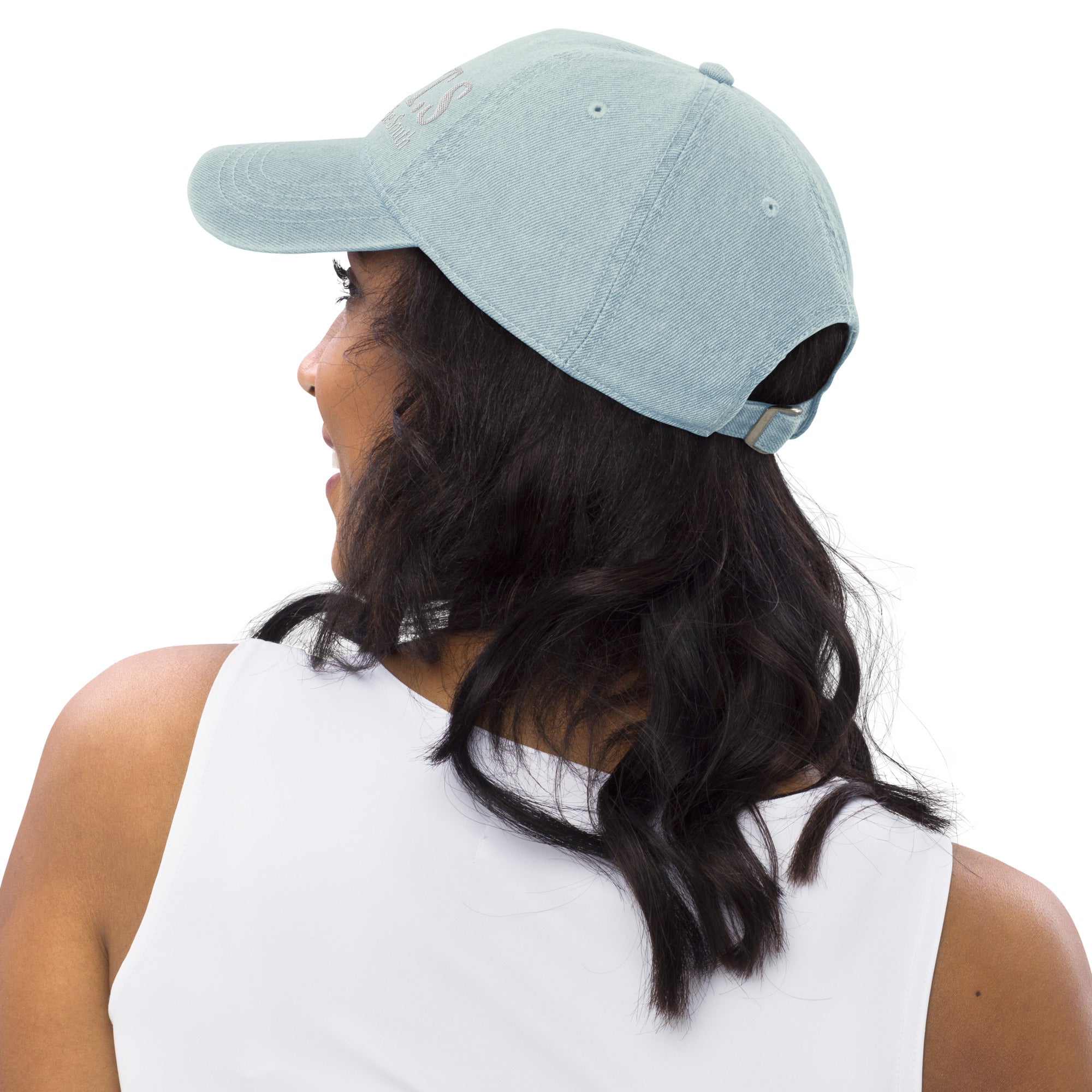 Girls raised in the south denim hat – G.R.I.T.S. Southern accessory by Maximus Grace