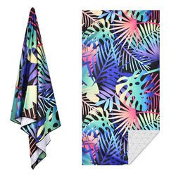 Double - Sided Printed Microfiber Beach Towel | Quick - Dry Fleece Beach Mat - Maximus Grace