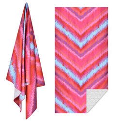 Double - Sided Printed Microfiber Beach Towel | Quick - Dry Fleece Beach Mat - Maximus Grace