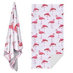Double - Sided Printed Microfiber Beach Towel | Quick - Dry Fleece Beach Mat - Maximus Grace