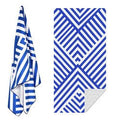 Double - Sided Printed Microfiber Beach Towel | Quick - Dry Fleece Beach Mat for Women - Maximus Grace