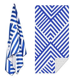 Double - Sided Printed Microfiber Beach Towel | Quick - Dry Fleece Beach Mat for Women - Maximus Grace