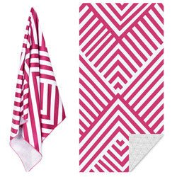 Double - Sided Printed Microfiber Beach Towel | Quick - Dry Fleece Beach Mat for Women - Maximus Grace