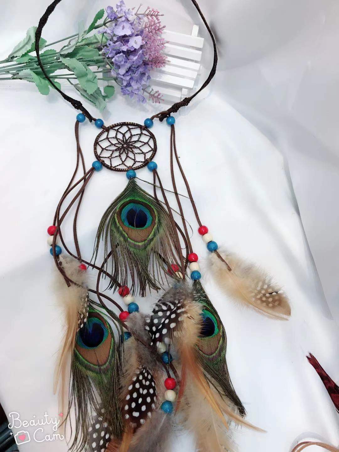 Dreamcatcher Feather Headband | Ethnic Boho Hair Accessory - Maximus Grace