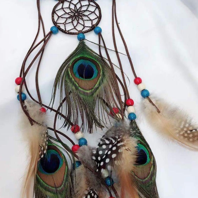 Dreamcatcher Feather Headband | Ethnic Boho Hair Accessory - Maximus Grace