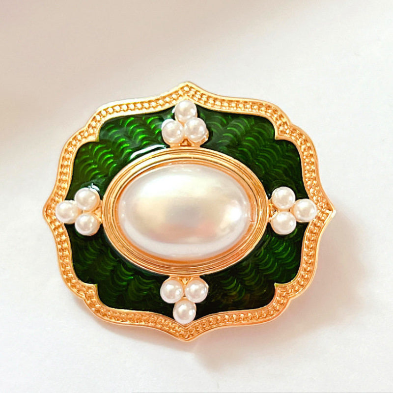 Baroque Royal Crown Brooch
