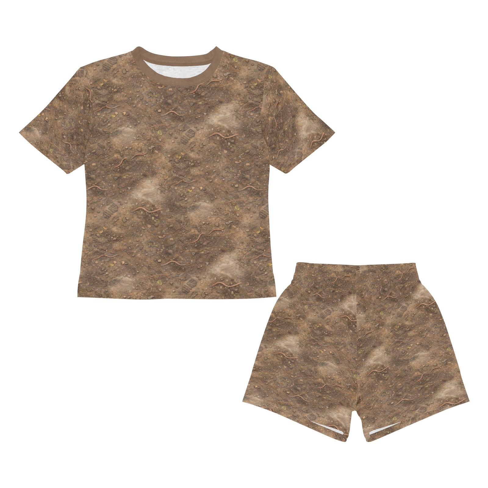 Searching for  worms with Squished Frogs Pajama Set – Kids